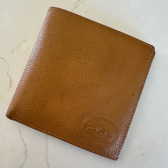 Longchamp Leather Wallet Coin/Credit Card/ Bill Holder - Picture 1 of 10